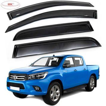 Дефлектори вікон вітровики HIC для Toyota Hilux VIII 2015- Original (T138-IJ) T138-IJ фото