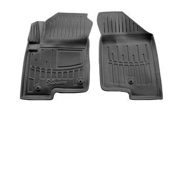 Передние 3D коврики для Jeep Patriot 2007-2016 дви клипси на водийському 82636 фото