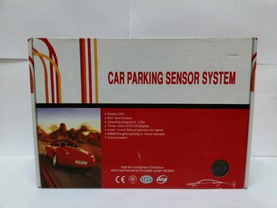 Парктронік CAR PARKING SENSOR SYSTEM 4датч/LED/"beeper"/black (спрацьовує 0-250см) 49828 фото