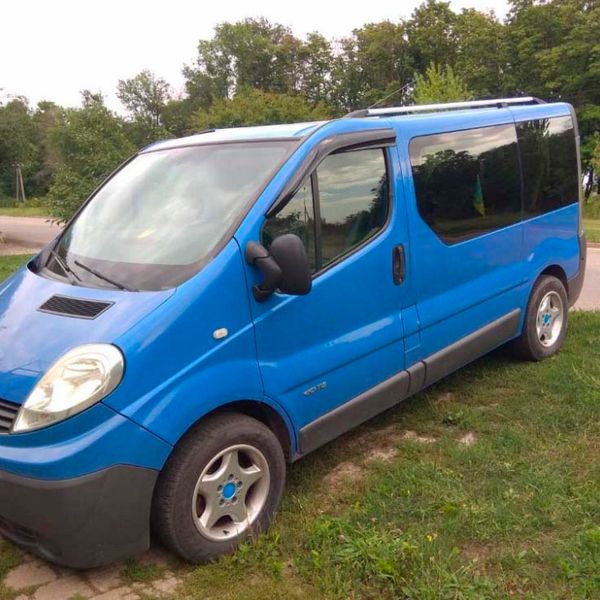 Дефлекторы окон ветровики Opel Vivaro 2003-2015 скотч SunPlex (SP-S-61-6) 65791 фото