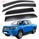 Дефлектори вікон вітровики HIC для Toyota Hilux VIII 2015- Original (T138-IJ) T138-IJ фото 1