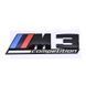 Емблема напис M3 competition для BMW чорна глянцева пластик (на скотчі) 95795 фото