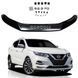 Дефлектор капота мухобойка для Nissan Qashqai 2014-2017 (Voron Glass) MN10614 96482 фото