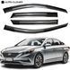 Дефлектори вікон вітровики для Hyundai Sonata LF 2015-2019 4 шт (Auto Clover) 89767 фото 1