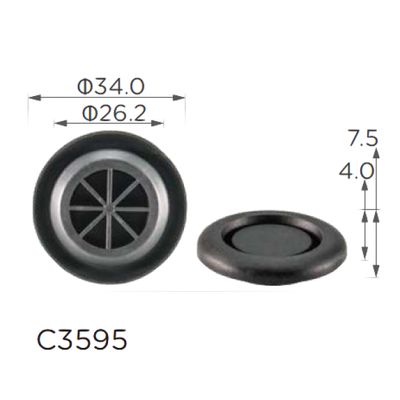 Заглушки кузова Honda 90825-T2A-003 (C3595) 68114 фото