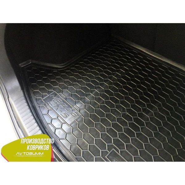 Автомобільний килимок в багажник Mazda CX-5 2017-2022 Гумовий (Avto-Gumm) 29608 фото