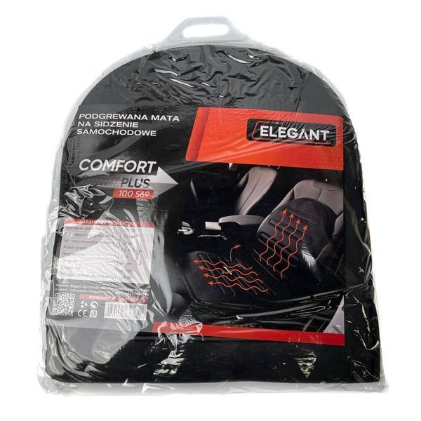 Накидка з підігрівом для автомобільного сидіння Elegant Plus 95х46 см (EL 100 569) 27477 фото
