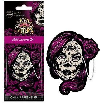 Ароматизатор для авто Aroma Car Cellulose Dia Los Muertos Violet Diamond Girl (10378) 64514 фото