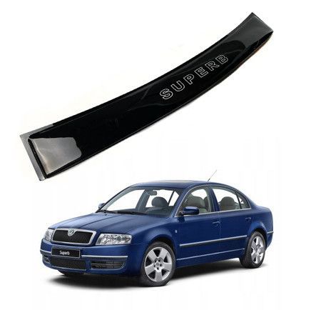 Cпойлер заднього скла козирок для Skoda SuperB 2001-2008 Voron Glass 42598 фото