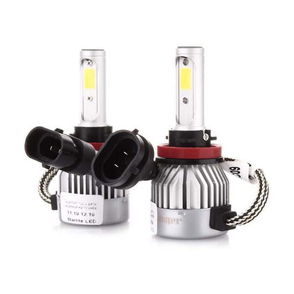 LED лампы автомобильные Stinger H1 12/24V 3200Lm 36W / 5500K / IP67 / 8-48V Радиатор 2 шт 48675 фото