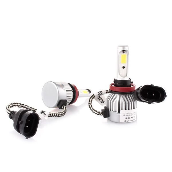 LED лампи автомобільні Stinger H1 12/24V 3200Lm 36W / 5500K / IP67 / 8-48V Радіатор 2 шт 48675 фото