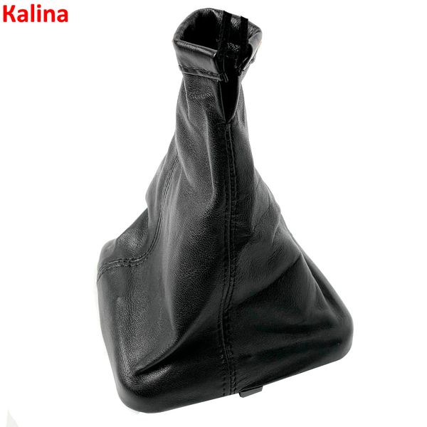 Чохол для ручки КПП Модельний на Kalina 1117-18-19 з рамкою Шкіра Чорний 59008 фото