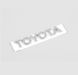 Эмблема надпись Toyota Хром 115х20 мм Пластикна скотче (Завод) 88540 фото 3