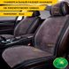 Накидки для передніх сидінь хутряні Mutton Premium Сірі 2 шт 39416 фото 2