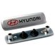 Емблема шильдик Hyundai для автомобільних килимків Алюміній 1 шт 60779 фото 1