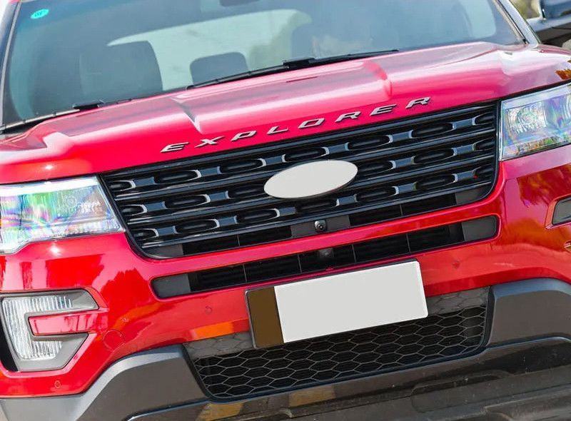 Емблема напис EXPLORER для Ford чорна матова 350&times;20 мм пластик (на скотчі) 95780 фото