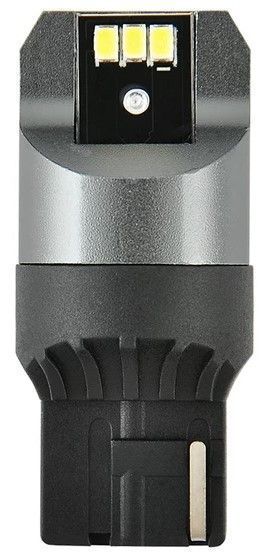 LED автолампа Brevia Power 12/24V T20 W21W 6x3020SMD 330Lm 6000K CANbus W3x16d 2 шт (10110X2) 10110X2 фото