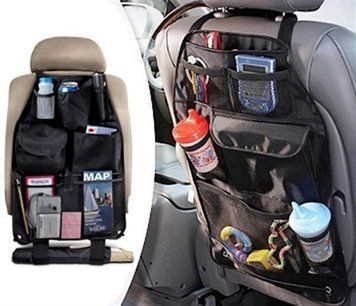 Органайзер на спинку сидіння ESTCAR 60x30см Чорний 25468 фото