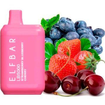 Lost Mary BM5000 5% Strawberry Blueberry Cherry - Полуниця Чорниця Вишня 66418 фото