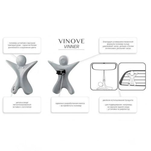 Ароматизатор воздуха Vinove на обдув Vinner Silverstone Сильверстоун Оригинал (V14-01) 60253 фото