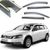 Дефлекторы окон ветровики Benke для Volkswagen Passat B6 / B7 Variant 2005- (Хром Молдинг Нержавейка 3D) 53688 фото