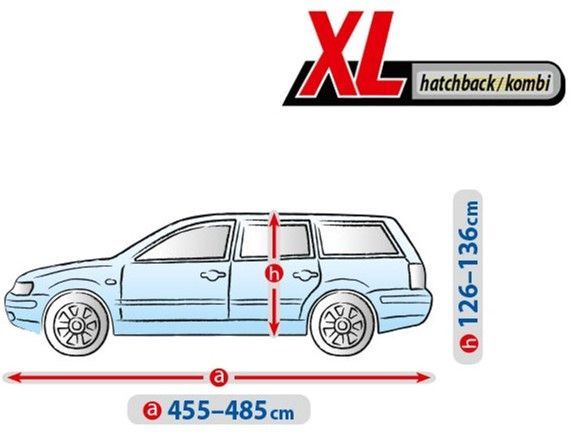 Тент автомобільний для Хечбека / Універсалу Kegel-Blazusiak XL 455-485 х 136-148 см Basic Garage (5-3957-241-3021) 61104 фото