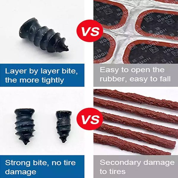 Саморіз для ремонту шин покришок Tire Repair Plastic Nail 20шт 64106 фото