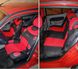 Авточохли майки комплект сидінь Prestige велюр полиэестер Червоні 9391 фото 3