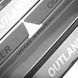 Накладки на пороги для Mitsubishi Outlander 2001-2007 Нержавейка с загибом и Логотипом 4 шт (P-MI09) 96532 фото 3