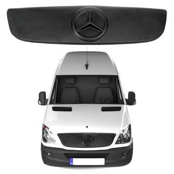 Зимова накладка на решітку радіатора Merсedes Sprinter 2006-2016 Мат (AutoElement) 82414 фото
