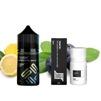 Рідина Chaser Самозаміс Special Berries 30ml Blueberry Lemon Чорниця Лимон 84823 фото