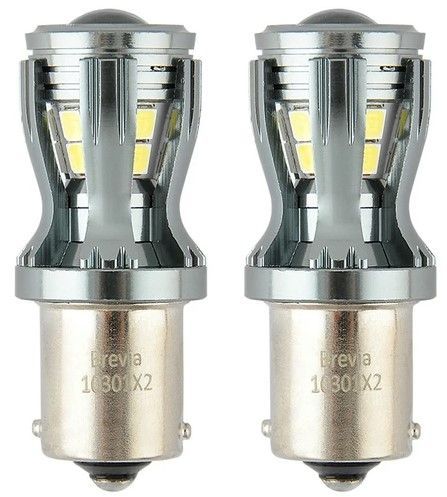 LED автолампа Brevia PowerPro 12/24V W21/5W 14x2835SMD 350Lm 6000K CANbus Оригинал 2 шт (10303X2) 10303X2 фото