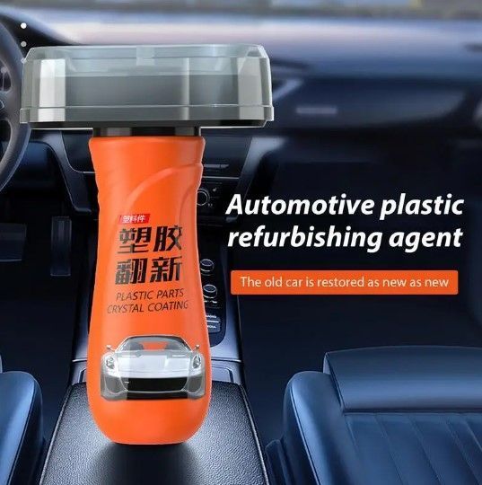 Полироль восстановитель пластика c Губкой 100 мл Plastic Parts Crystal Coating (FH084-3) 67667 фото