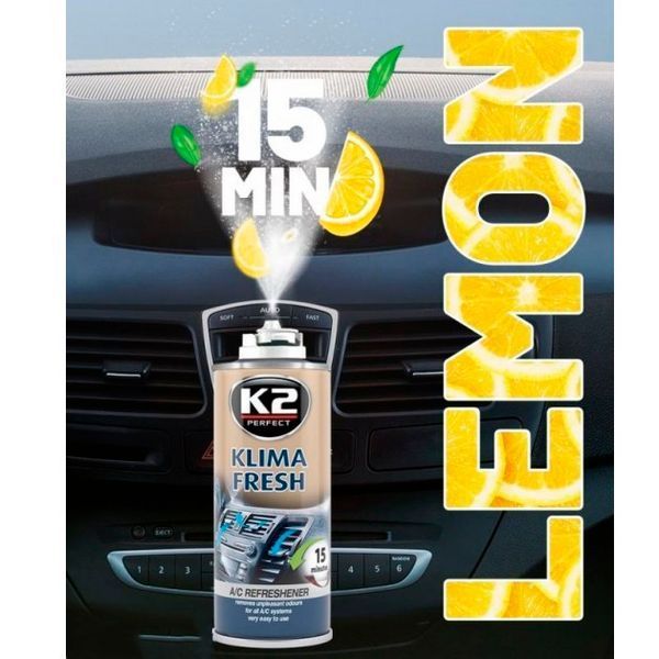 Очисник кондиціонера спрей K2 Klima Fresh 150мл Нова машина (K222) 59122 фото