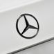 Эмблема задняя Mercedes-Benz W117 черная глянцевая 82 мм (3 направляющие скотч) OEM A1178170016 95535 фото 4