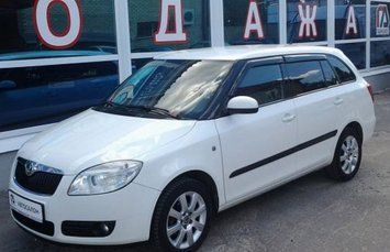 Дефлектори вікон вітровики Skoda Fabia II Combi 2007-2015 S21007 фото