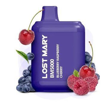 Lost Mary BM5000 5% Blueberry Raspberry Cherry - Чорниця Малина Вишня 66420 фото