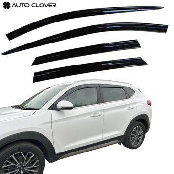 Дефлектори вікон вітровики для Hyundai Tucson 2015-2021 Довгі 4 шт (Auto Clover) 89771 фото