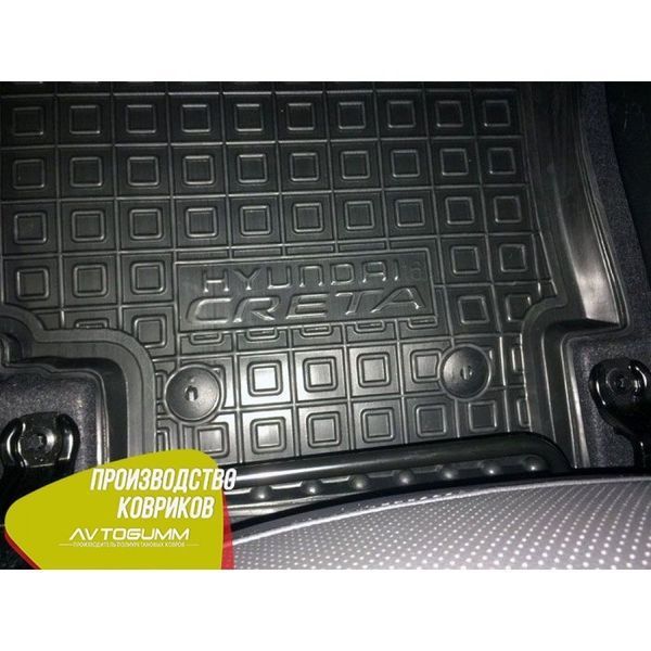 Водійський коврик в салон Hyundai Creta 2016- (Avto-Gumm) 27274 фото