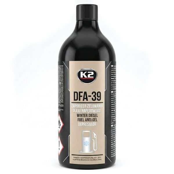 Антигель для дизельного топлива K2 TURBO DFA-39 1 л (на 1000 литров) ET301 (K20235) 3777 фото