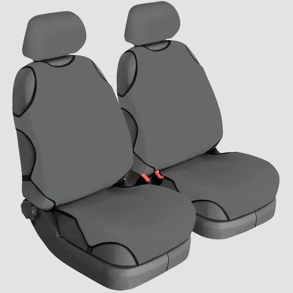 Авточехлы майки для передних сидений Beltex DELUX Серые (BX12110) BX12410 фото