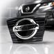 Эмблема решетки Nissan Rogue 2017-2018 под радар 245 x 160 x 165 мм Черный Хром (OEM 62890-6FL0A) 95349 фото 3