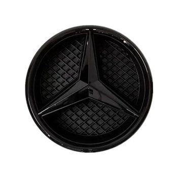 Емблема решітки Mercedes-Benz W205 чорна глянцева 185 мм (пластик) OEM A0008880060 94741 фото