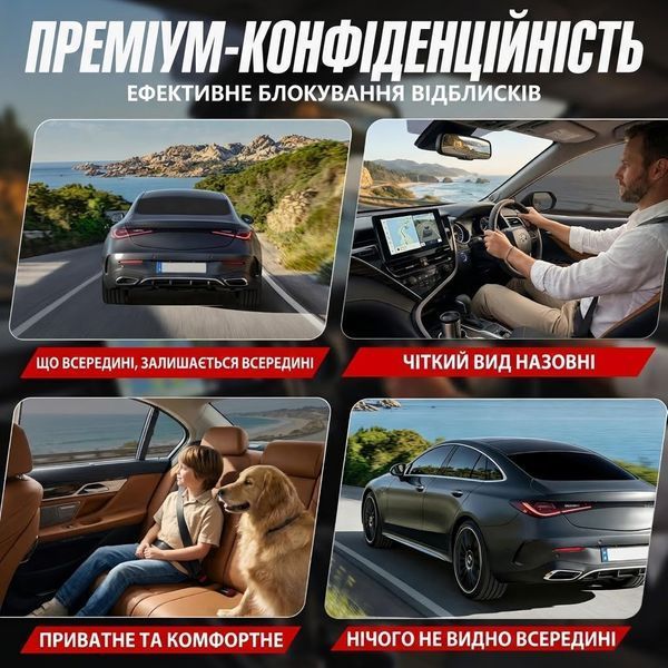 Керамічна Тонувальна плівка VLT 35% IR 95% UV 100% Ширина 50 см Довжина 1 Метр Атермальна (NC50100) 101256 фото