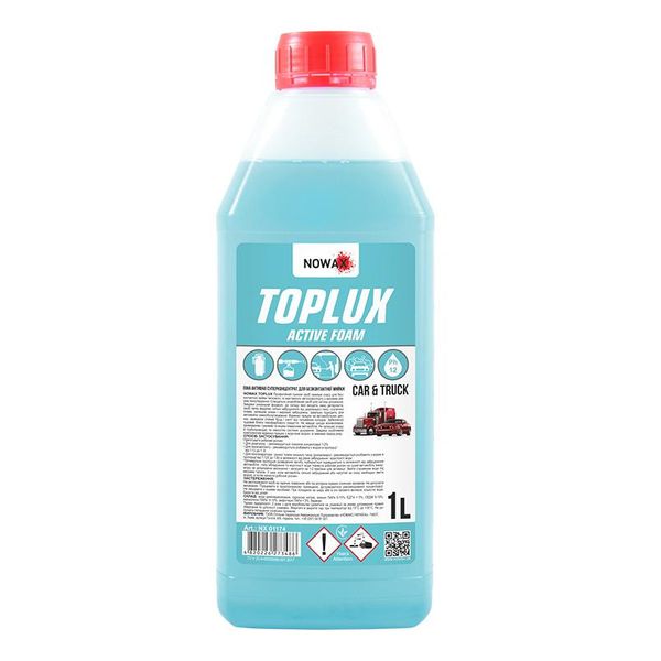 Піна активна для безконтактного миття Novax TOPLUX ACTIVE FOAM 1L 1:20 (NX01174) 60465 фото