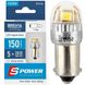 LED автолампа Brevia Spower 12/24V T4W 4x2835SMD 150Lm 6000K CANbus 2 шт Оригинал (10219X2) 10219X2 фото 1