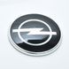 Эмблема для Opel 72 мм пластиковая черная Xром Cкотч 21559 фото