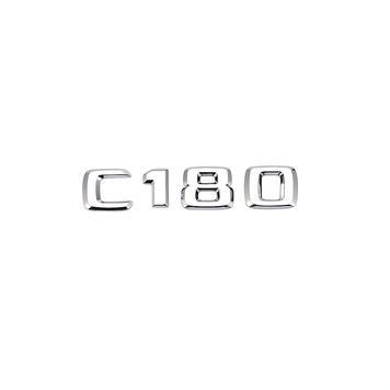 Емблема напис C180 для Mercedes-Benz C-Class хром 120х23 мм пластик (на скотчі) OEM A2028171215 94692 фото