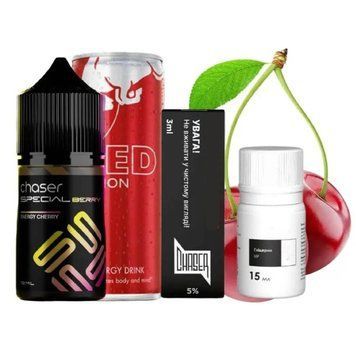Рідина Chaser Самозаміс Special Berries 30ml Energy Cherry Енергетик Вишня 84826 фото