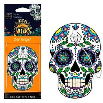 Ароматизатор для авто Aroma Car Cellulose Dia Los Muertos Gold Tatoo (83117) 64514 фото